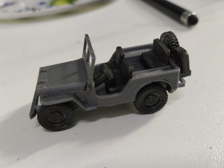 My First 3D Print : Jeep Kit Card